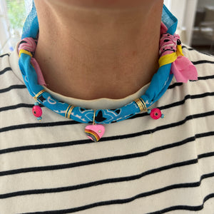 Bandana necklace neon edition