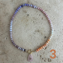 Load image into Gallery viewer, Colorful Opal Rainbow necklace