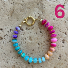 Load image into Gallery viewer, Chunky Opal Rainbow bracelet