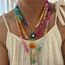 Load image into Gallery viewer, Colorful Opal Rainbow necklace