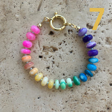 Load image into Gallery viewer, Chunky Opal Rainbow bracelet