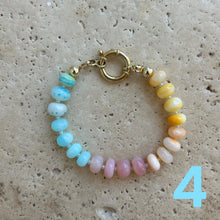 Load image into Gallery viewer, Pastel Opal Rainbow bracelet