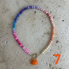 Load image into Gallery viewer, Colorful Opal Rainbow necklace