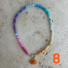 Load image into Gallery viewer, Colorful Opal Rainbow necklace