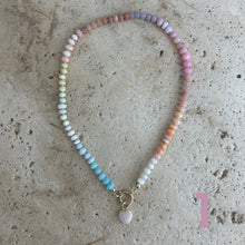 Load image into Gallery viewer, Pastel Opal Rainbow necklace
