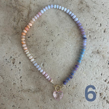 Load image into Gallery viewer, Pastel Opal Rainbow necklace