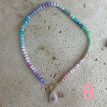 Load image into Gallery viewer, Pastel Opal Rainbow necklace