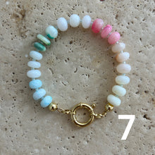 Laden Sie das Bild in den Galerie-Viewer, Chunky Opal Rainbow bracelet