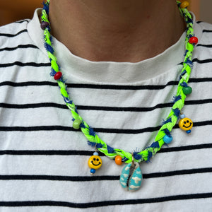 braided Bandana necklace