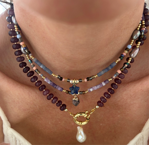 smokey quartz necklace