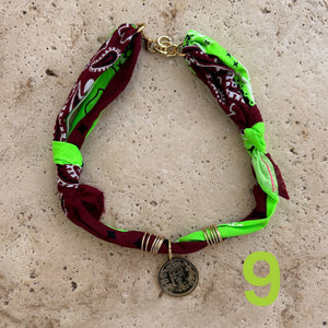 Bandana necklace neon edition