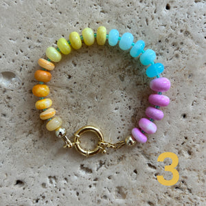 Chunky Opal Rainbow bracelet