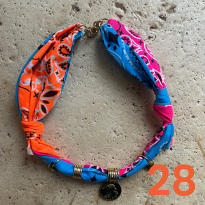 Bandana necklace neon edition