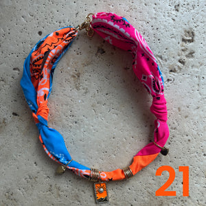 Bandana necklace neon edition