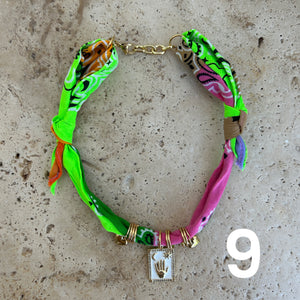 Bandana necklace neon edition