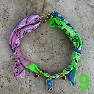 Bandana necklace neon edition