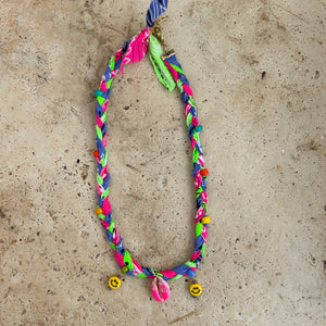 braided Bandana necklace