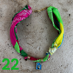 Bandana necklace neon edition