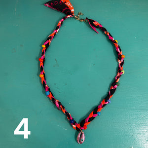 braided Bandana necklace