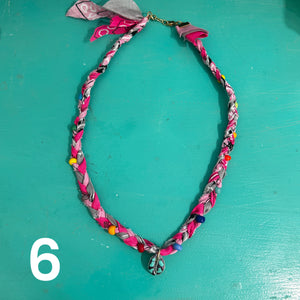 braided Bandana necklace