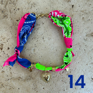 Bandana necklace neon edition