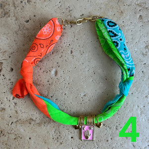 Bandana necklace neon edition