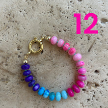 Laden Sie das Bild in den Galerie-Viewer, Chunky Opal Rainbow bracelet