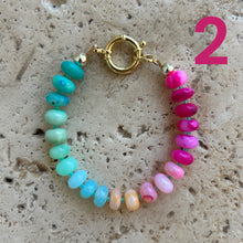 Laden Sie das Bild in den Galerie-Viewer, Chunky Opal Rainbow bracelet