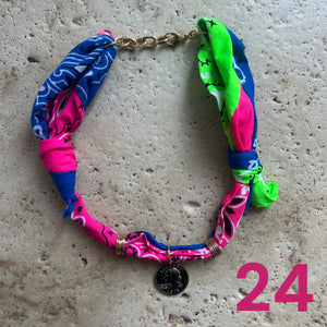 Bandana necklace neon edition