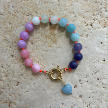 Laden Sie das Bild in den Galerie-Viewer, XL Rainbow Set: necklace &amp; bracelet