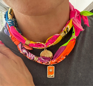 Bandana necklace neon edition