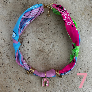 Bandana necklace neon edition