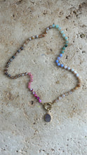 Load image into Gallery viewer, Rainbow necklace with new charm