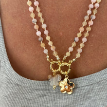 Load image into Gallery viewer, Pastel calcite gemstone necklace