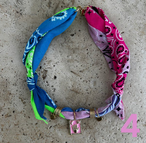 Bandana necklace neon edition