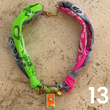 Load image into Gallery viewer, Bandana necklace neon edition