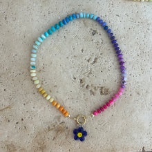 Load image into Gallery viewer, Opal Rainbow necklace with charm