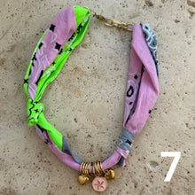 Load image into Gallery viewer, Bandana necklace neon edition