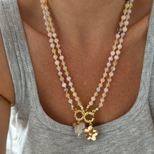 Load image into Gallery viewer, Pastel calcite gemstone necklace