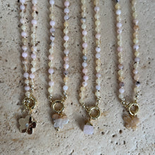 Load image into Gallery viewer, Pastel calcite gemstone necklace