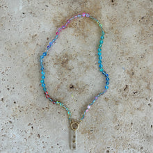Charger l&#39;image dans la galerie, mint pastel Rainbow necklace for Maureen
