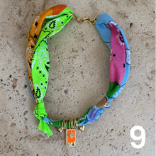 Load image into Gallery viewer, Bandana necklace neon edition