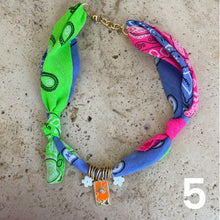 Load image into Gallery viewer, Bandana necklace neon edition