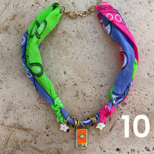 Load image into Gallery viewer, Bandana necklace neon edition