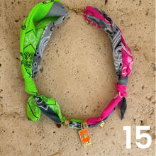 Load image into Gallery viewer, Bandana necklace neon edition