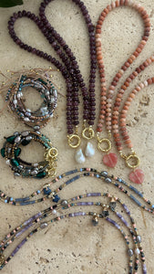 smokey quartz necklace