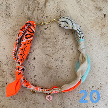 Load image into Gallery viewer, Bandana necklace neon edition