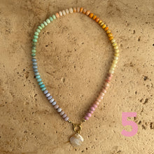 Load image into Gallery viewer, Pastel Opal Rainbow necklace