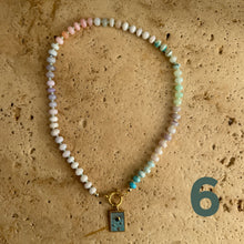 Load image into Gallery viewer, Pastel Opal Rainbow necklace
