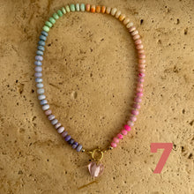 Load image into Gallery viewer, Pastel Opal Rainbow necklace